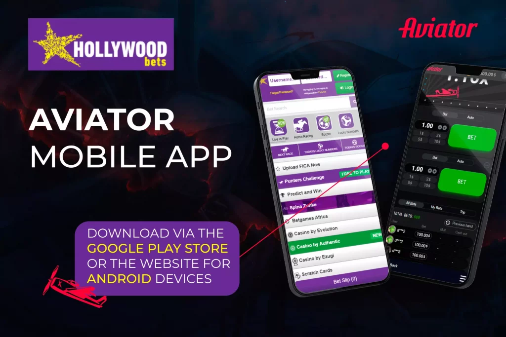 Hollywoodbets aviator mobile app