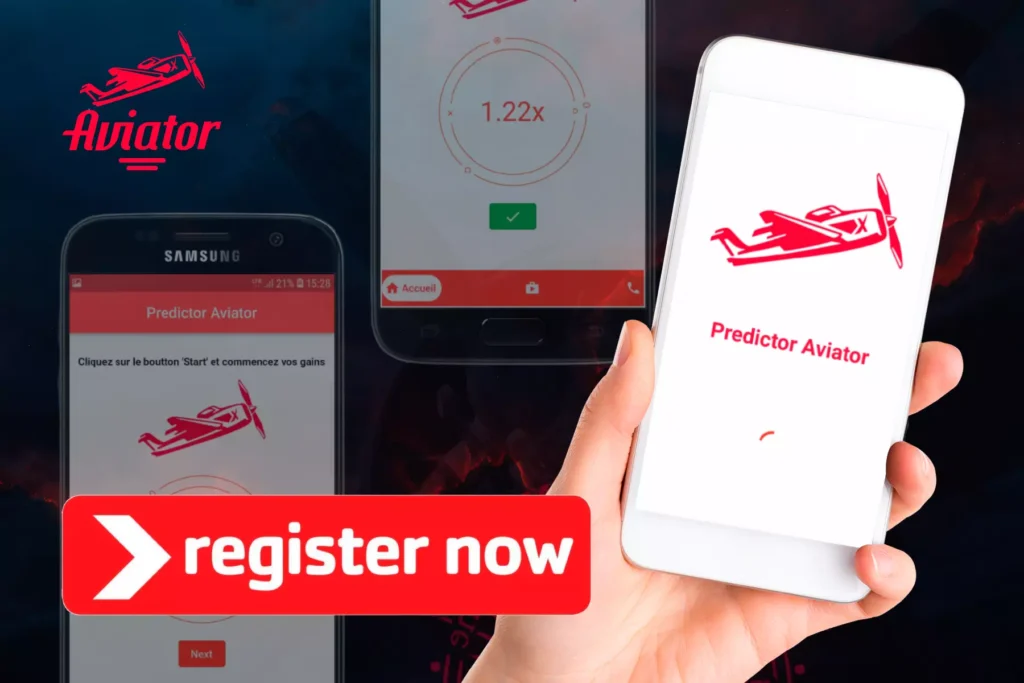 how to register in a predictor aviator app