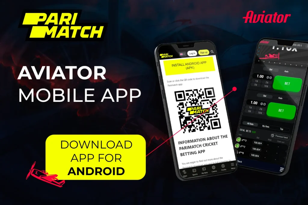 Download the Aviator mobile app at Parimatch